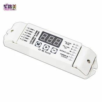 BC-834 Led DMX Controller DC12V -24V DMX512 Decoder RGBW 4CH strip light LED Decoder For SMD 5050 LED Tape Ribbon Free shipping
BC-834 Led DMX Controller DC12V -24V DMX512 Decoder RGBW 4CH strip light LED Decoder For SMD 5050 LED Tape Ribbon Free shipping