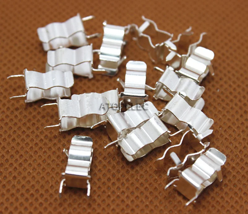 10pcs PCB Soldering Mount 5x20mm Fuse Holder Clip Chassis 5mm*20mm Tin Plated Brass 0.4mm Thickness
10pcs PCB Soldering Mount 5x20mm Fuse Holder Clip Chassis 5mm*20mm Tin Plated Brass 0.4mm Thickness