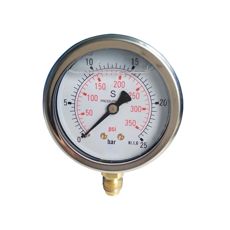 The 2.5% accuracy Radial Installation 0~60Mpa Test Range and Stainless Steel Material PSI Gauge Pressure
The 2.5% accuracy Radial Installation 0~60Mpa Test Range and Stainless Steel Material PSI Gauge Pressure