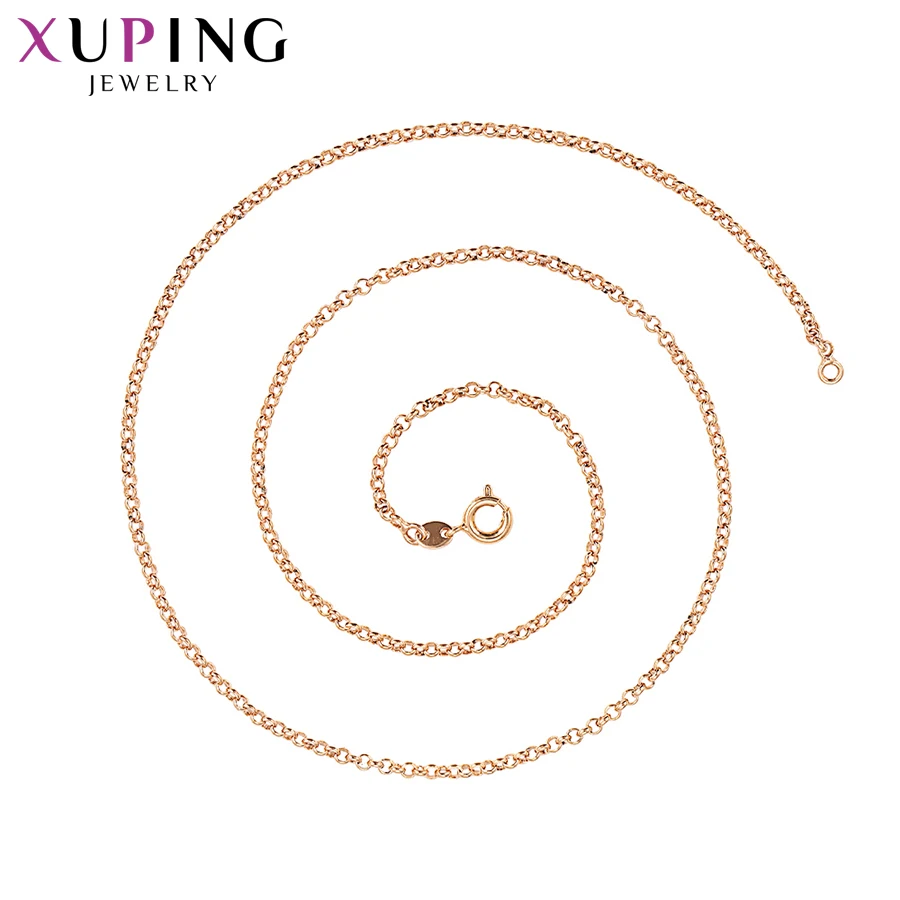 Xuping New Arrival Gold-color Plated Chains Necklace for Women Jewelry Gifts with High Quality S105.9-45439
Xuping New Arrival Gold-color Plated Chains Necklace for Women Jewelry Gifts with High Quality S105.9-45439