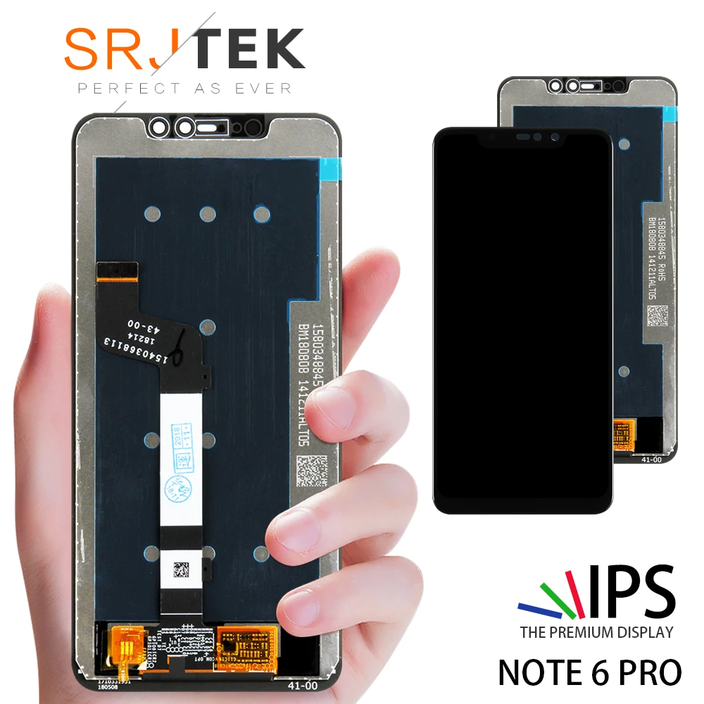 6.26"Display For Xiaomi Redmi Note 6 Pro LCD Screen Touch with frame For Redmi Note 6 Pro LCD Display Replacement parts
6.26"Display For Xiaomi Redmi Note 6 Pro LCD Screen Touch with frame For Redmi Note 6 Pro LCD Display Replacement parts