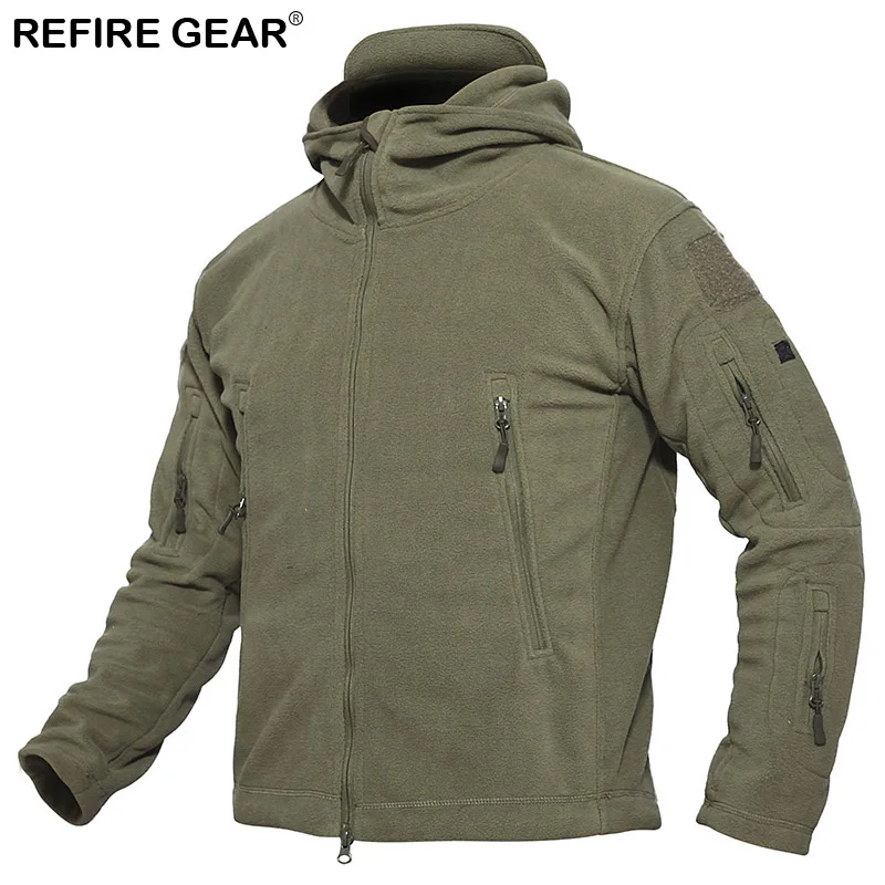 ReFire Gear Winter Windproof Outdoor Jacket Men Warm Windbreaker Fleece Hiking Tactical Jacket Man Hunting Camping Skiing Coat
ReFire Gear Winter Windproof Outdoor Jacket Men Warm Windbreaker Fleece Hiking Tactical Jacket Man Hunting Camping Skiing Coat