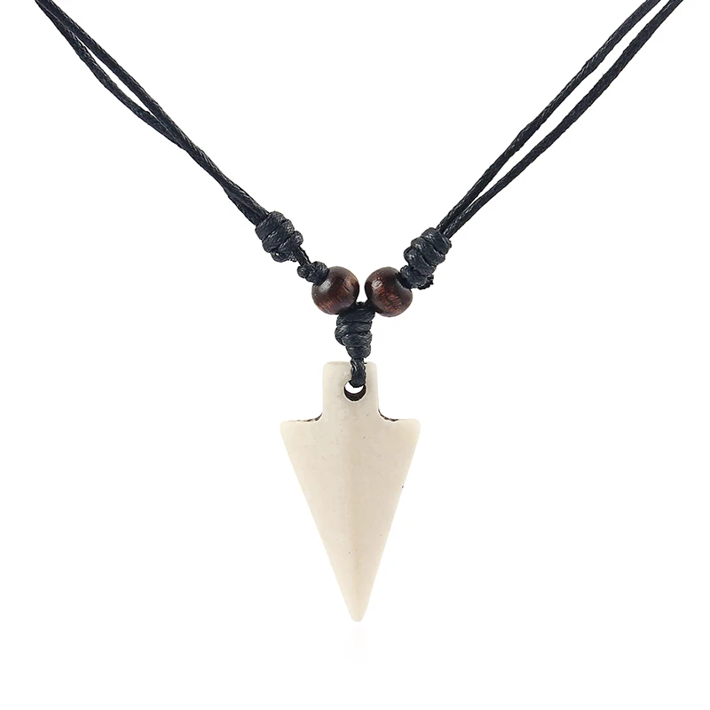 Wholesales 6Pcs Imitation Yak Bone Large Arrow Shark Tooth Teeth Pendant Necklace Surfer Necklace Adjustable Gift
Wholesales 6Pcs Imitation Yak Bone Large Arrow Shark Tooth Teeth Pendant Necklace Surfer Necklace Adjustable Gift