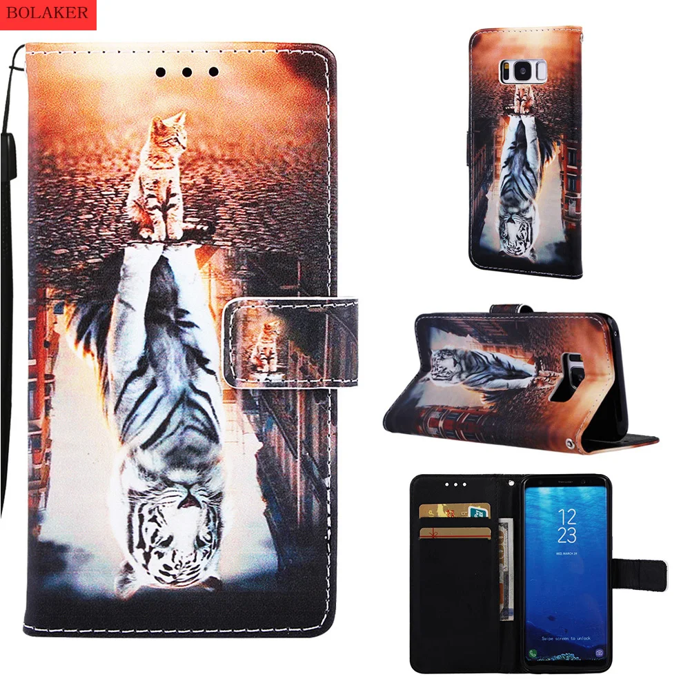 BOLAKER For Samsung Galaxy S8 S8Plus Cool Tiger Pattern Wallet Bracket Cover D26F Retro Flip Case
BOLAKER For Samsung Galaxy S8 S8Plus Cool Tiger Pattern Wallet Bracket Cover D26F Retro Flip Case