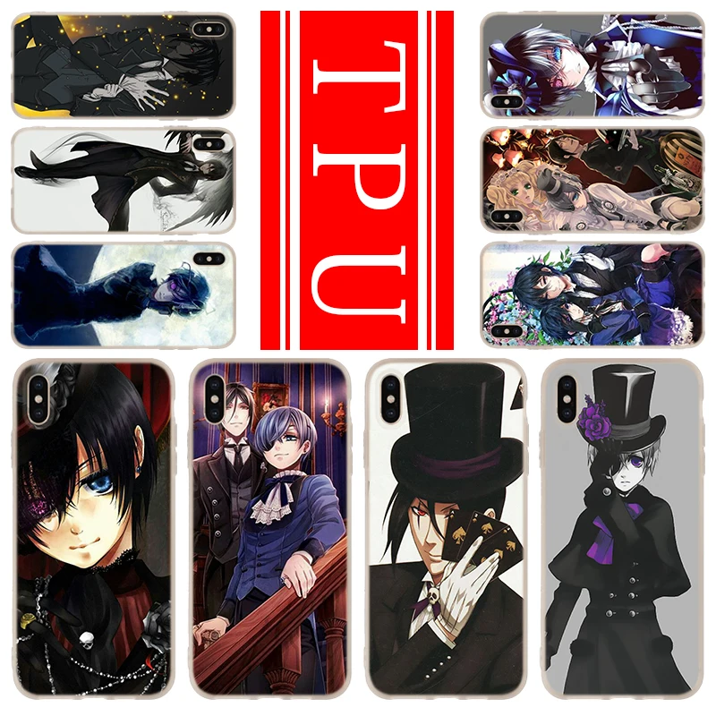 Fashion Phone For iPhone 11 Pro XR X XS Max Case Cover For iPhone 6S 6 7 8 Plus 4 4S 5 5S SE Black Butler Kuroshitsuji
Fashion Phone For iPhone 11 Pro XR X XS Max Case Cover For iPhone 6S 6 7 8 Plus 4 4S 5 5S SE Black Butler Kuroshitsuji