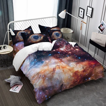 3D Galaxy Designer Bedding Set Planet Star Print Duvet Cover Set Outer Space Painted Bed Cover Pillowcase Soft Bedclothes 3Pcs
3D Galaxy Designer Bedding Set Planet Star Print Duvet Cover Set Outer Space Painted Bed Cover Pillowcase Soft Bedclothes 3Pcs