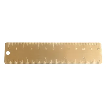 1pcs EDC Vintage 12cm Brass Ruler Metal copper Bookmark Straight ruler for Traveler notebook Outdoor tool in Inch/Cm
1pcs EDC Vintage 12cm Brass Ruler Metal copper Bookmark Straight ruler for Traveler notebook Outdoor tool in Inch/Cm