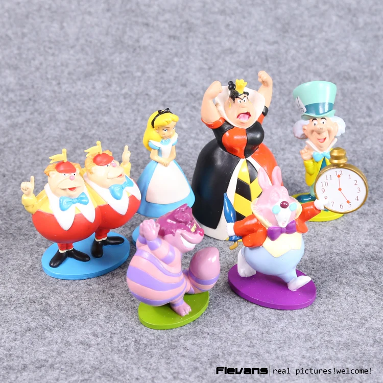 Anime Cartoon Alice in Wonderland PVC Action Figure Toys Dolls 6-9CM 6pcs/set Free Shipping DSFG150
Anime Cartoon Alice in Wonderland PVC Action Figure Toys Dolls 6-9CM 6pcs/set Free Shipping DSFG150
