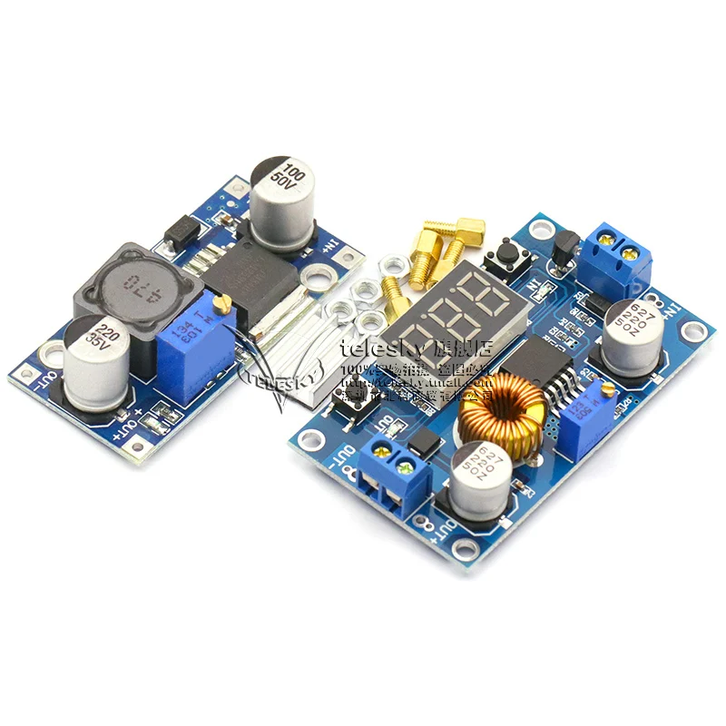 LM2596S DC-DC DC Adjustable Buck Power Supply Module Board 3A 5A 75W 24V to 12/5V
LM2596S DC-DC DC Adjustable Buck Power Supply Module Board 3A 5A 75W 24V to 12/5V