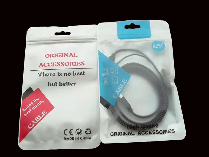1000pcs/Lot Plastic Zipper Retail Packaging bags, mobile USB cable Accessorys pp hang hole Package bag
1000pcs/Lot Plastic Zipper Retail Packaging bags, mobile USB cable Accessorys pp hang hole Package bag