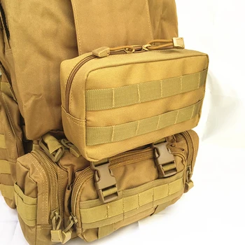 Outdoor 1000D Nylon Traveling Gear Molle Pouch Military Tool Drop Bag Tactical Airsoft Vest Sundries Camera Magazine Storage Bag