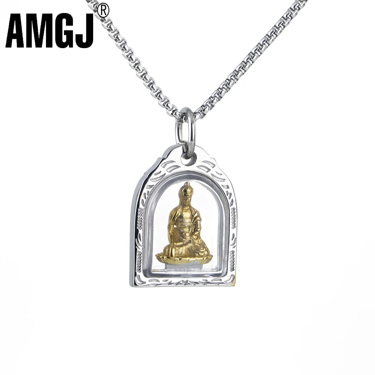 Ожерелье буддийский религиозный кулон из нержавеющей стали 2019 | Украшения и