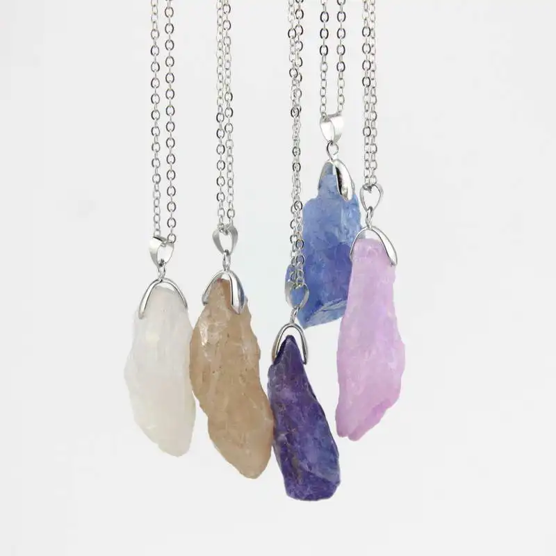 Fashion 2018 Genuine Natural Stone Amethys Necklace for Women Long Silver Chain Druzy Sediment Necklace Quartz Jewelry Wholesale
Fashion 2018 Genuine Natural Stone Amethys Necklace for Women Long Silver Chain Druzy Sediment Necklace Quartz Jewelry Wholesale