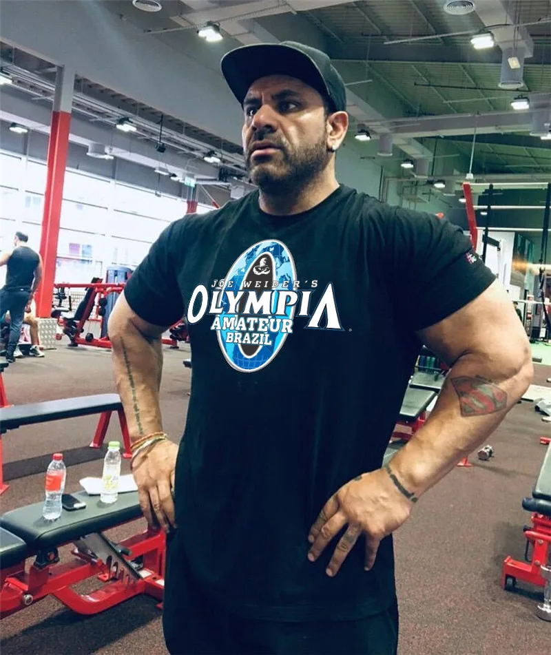 New Mens T-shirt Gyms Fitness Bodybuilding T Shirts Skull Crossfit Olympia Amateur Brazil Casual Men Tshirts Breathable Tops
New Mens T-shirt Gyms Fitness Bodybuilding T Shirts Skull Crossfit Olympia Amateur Brazil Casual Men Tshirts Breathable Tops
