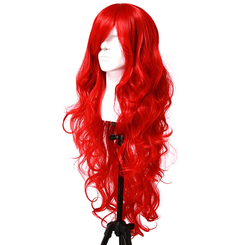 Hot Sale 80cm Curly Red Pink Silver White Cosplay Wigs New Fashion Women Long Synthetic Hair Costume For Halloween
Hot Sale 80cm Curly Red Pink Silver White Cosplay Wigs New Fashion Women Long Synthetic Hair Costume For Halloween