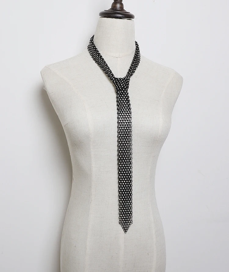 EAM Jewelry / 2019 New Fashion Concise Personality Black Rhinestone Tie Style Long Necklace Women's Clothes Accessories S#N280
EAM Jewelry / 2019 New Fashion Concise Personality Black Rhinestone Tie Style Long Necklace Women's Clothes Accessories S#N280
