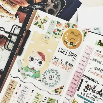 New Arrived Creative Time Plan Washi Tape Gradient Color Adhesive Tape DIY Scrapbooking Sticker Label Masking Tape
New Arrived Creative Time Plan Washi Tape Gradient Color Adhesive Tape DIY Scrapbooking Sticker Label Masking Tape