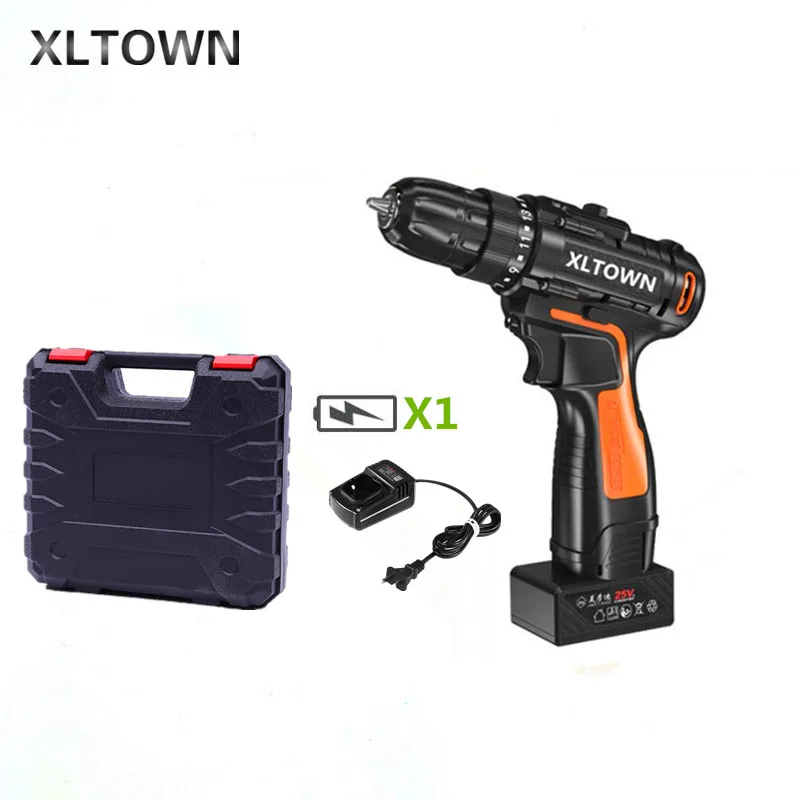 XLTOWN 25v electric screwdriver with a box rechargeable lithium battery cordless electric drill home power hand drill power tool
XLTOWN 25v electric screwdriver with a box rechargeable lithium battery cordless electric drill home power hand drill power tool