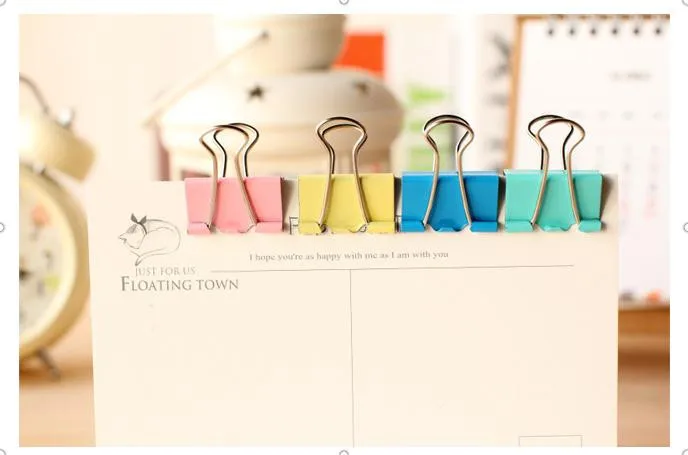 20Pcs Colorful Metal Binder Clips Paper Clip 15mm Office Learning Supplies Office material School supplies Color Random
20Pcs Colorful Metal Binder Clips Paper Clip 15mm Office Learning Supplies Office material School supplies Color Random