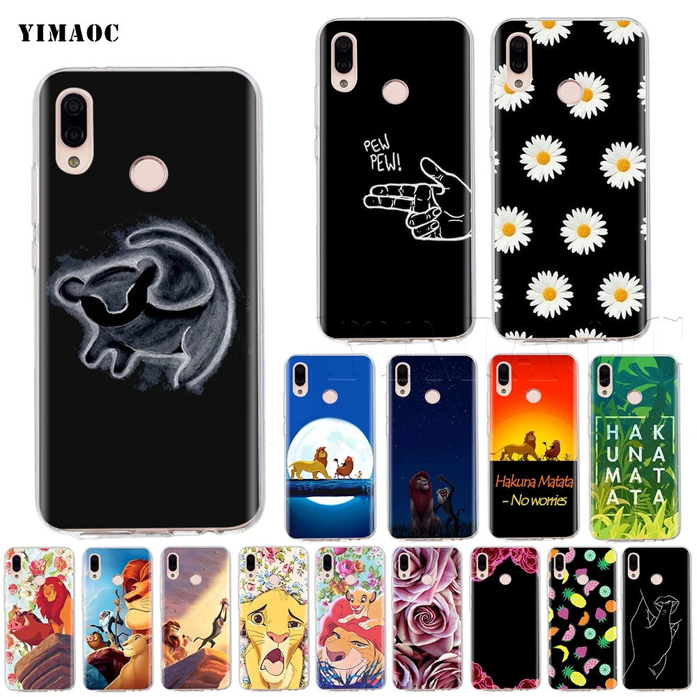YIMAOC Hakuna Matata Lion King Silicone Case for Huawei Honor Mate 20 6a 7a 8x 7c 7x 9 10 Nova 3i 3 Lite Pro
YIMAOC Hakuna Matata Lion King Silicone Case for Huawei Honor Mate 20 6a 7a 8x 7c 7x 9 10 Nova 3i 3 Lite Pro