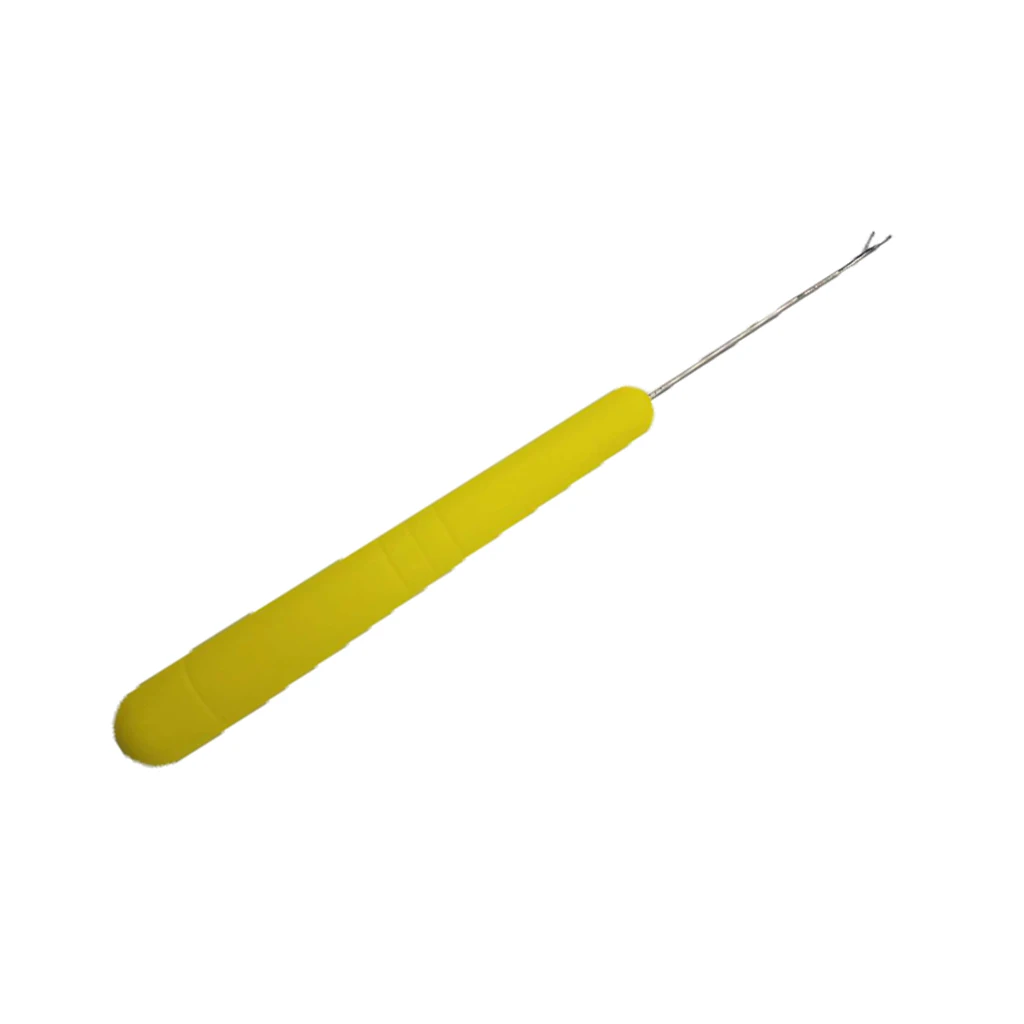 Stainless Steel Needle Baiting Splicing Needle Mini Size Fishing Bait Hook Needle Rigs Baiting Tool Fishing Tackle Black Stainless Steel Needle Baiting Splicing Needle Mini Size Fishing Bait Hook Needle Rigs Baiting Tool Fishing Tackle Black