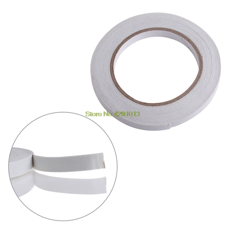 5m White Double Sided Strong Sticky Self Adhesive Foam Tape Mounting Fixing Pad Drop Shipping Support
5m White Double Sided Strong Sticky Self Adhesive Foam Tape Mounting Fixing Pad Drop Shipping Support