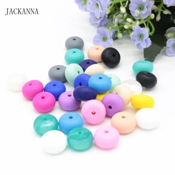 14MM Food Grade Silicone Beads Loose Abacus Beads DIY Baby Pacifier Chain Chewing Jewelry Teething Necklace Accessories 50PCS
14MM Food Grade Silicone Beads Loose Abacus Beads DIY Baby Pacifier Chain Chewing Jewelry Teething Necklace Accessories 50PCS