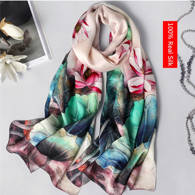 Top quality real silk scarf women 2019 new fashion floral printed shawls and wraps long soft foulard ladies winter neck scarves
Top quality real silk scarf women 2019 new fashion floral printed shawls and wraps long soft foulard ladies winter neck scarves