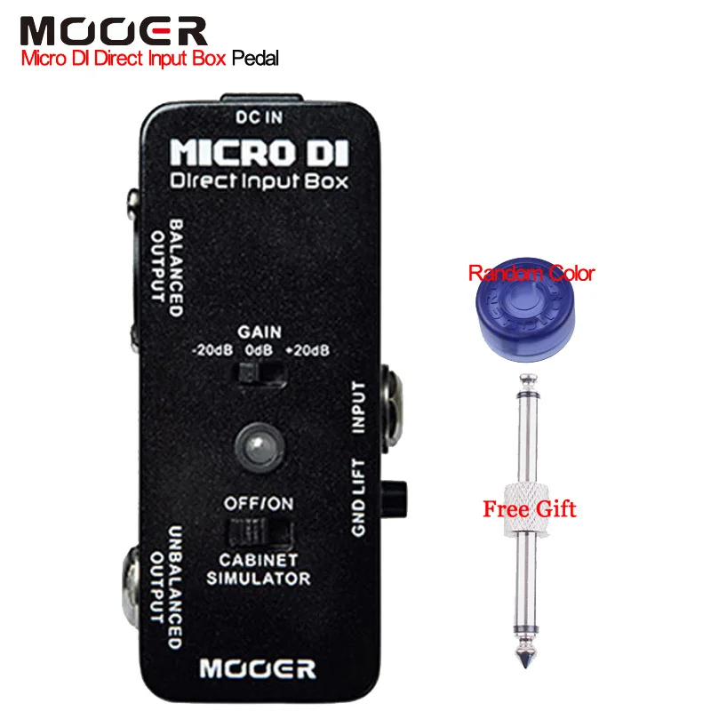Mooer Micro DI Direct Input Box Guitar Effect Pedal with Ultra Low Distortion Quietly Transfers
Mooer Micro DI Direct Input Box Guitar Effect Pedal with Ultra Low Distortion Quietly Transfers