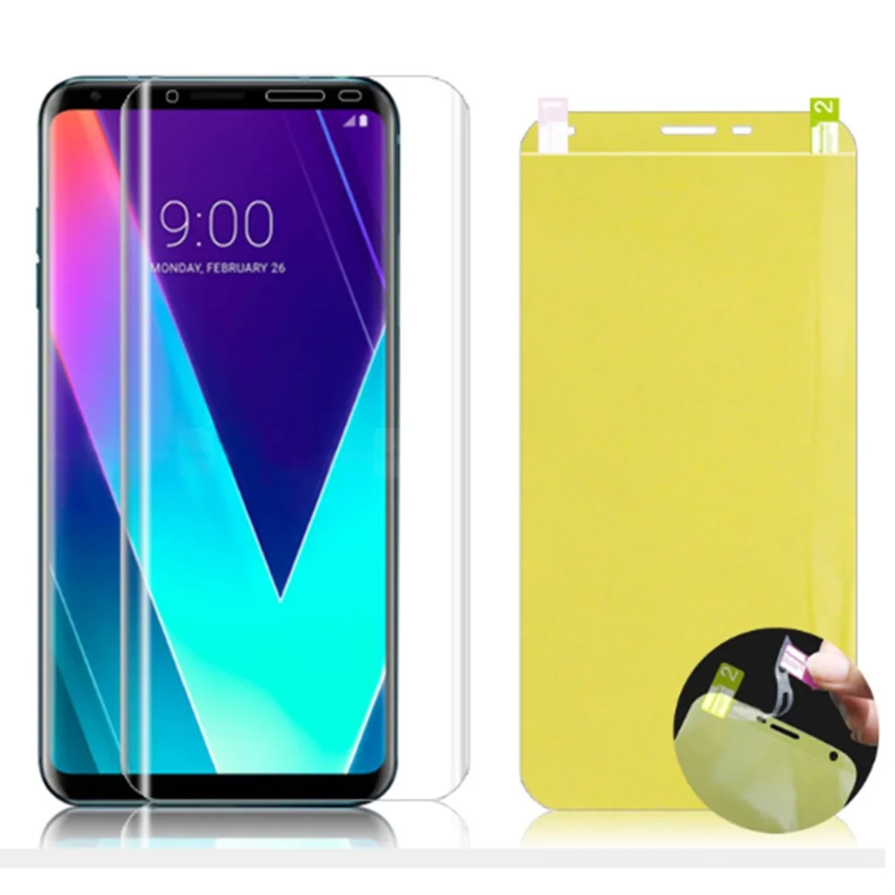 Hydrogel Film For LG V40 30 20 Soft TPU Nano Explosion-proof Full Cover Screen Protector For LG G5 6 7 Film(Not Glass)
Hydrogel Film For LG V40 30 20 Soft TPU Nano Explosion-proof Full Cover Screen Protector For LG G5 6 7 Film(Not Glass)