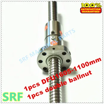 16mm Dia Ballscrew RM1605 set:1pcs 1605 Rolled ball screw L=1100mm C7 +1pcs Double Ball nut without end machined
16mm Dia Ballscrew RM1605 set:1pcs 1605 Rolled ball screw L=1100mm C7 +1pcs Double Ball nut without end machined