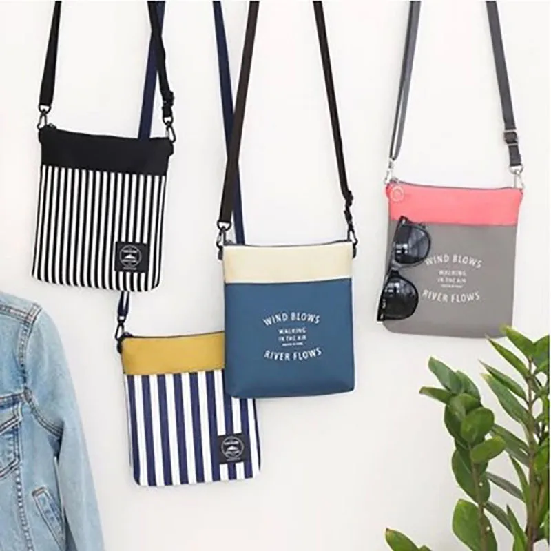 Fashion Woman Travel Small Messenger Bag Female Shoulder Bag Handbag Striped Small Cloth Bags Small Square Bags
Fashion Woman Travel Small Messenger Bag Female Shoulder Bag Handbag Striped Small Cloth Bags Small Square Bags