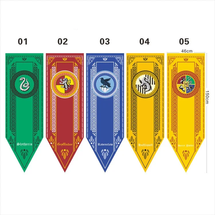 New College Flag Banners Gryffindor Slytherin Hufflepuff Ravenclaw Boys Girls Kids Decor Potter Christmas Party Supplies
New College Flag Banners Gryffindor Slytherin Hufflepuff Ravenclaw Boys Girls Kids Decor Potter Christmas Party Supplies