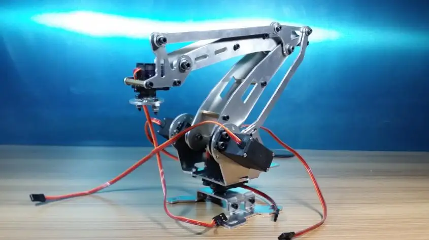 Industrial Robot 528R Mechanical Arm 100% Alloy Manipulator 6-Axis Robot arm Rack with 4 Servos
Industrial Robot 528R Mechanical Arm 100% Alloy Manipulator 6-Axis Robot arm Rack with 4 Servos