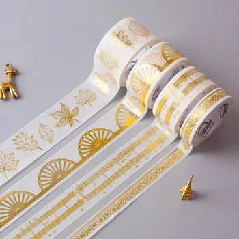 Autumn leaves musical note bronzing decoration washi tape DIY planner scrapbooking diary album masking tape escolar
Autumn leaves musical note bronzing decoration washi tape DIY planner scrapbooking diary album masking tape escolar
