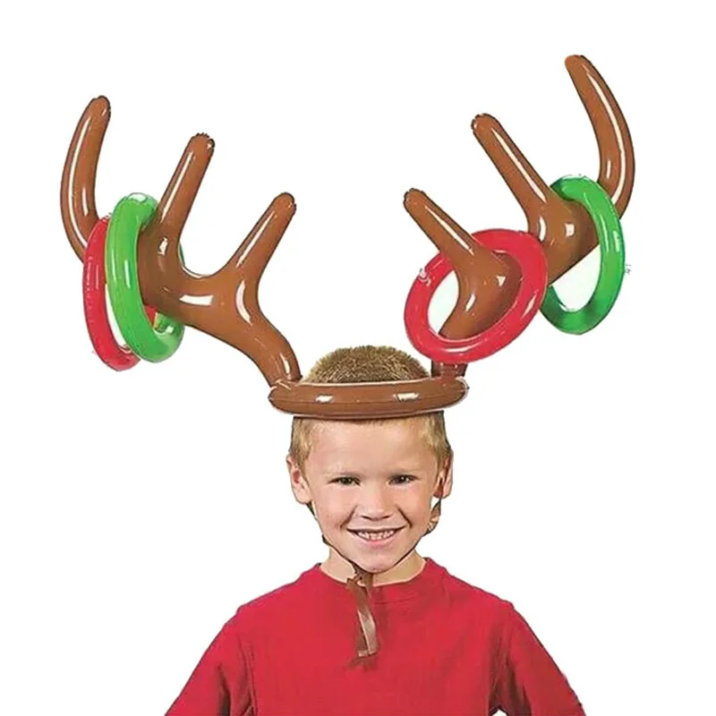 Reindeer Antler Christmas Toy Inflatable Reindeer Christmas Hat Antler Ring Toss Party Game Toys S7JN
Reindeer Antler Christmas Toy Inflatable Reindeer Christmas Hat Antler Ring Toss Party Game Toys S7JN