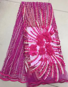 Latest 3D Flowers Tulle Lace Fabric High Quality African Lace Fabric With Beads lace material For bridal lace TS7279
Latest 3D Flowers Tulle Lace Fabric High Quality African Lace Fabric With Beads lace material For bridal lace TS7279