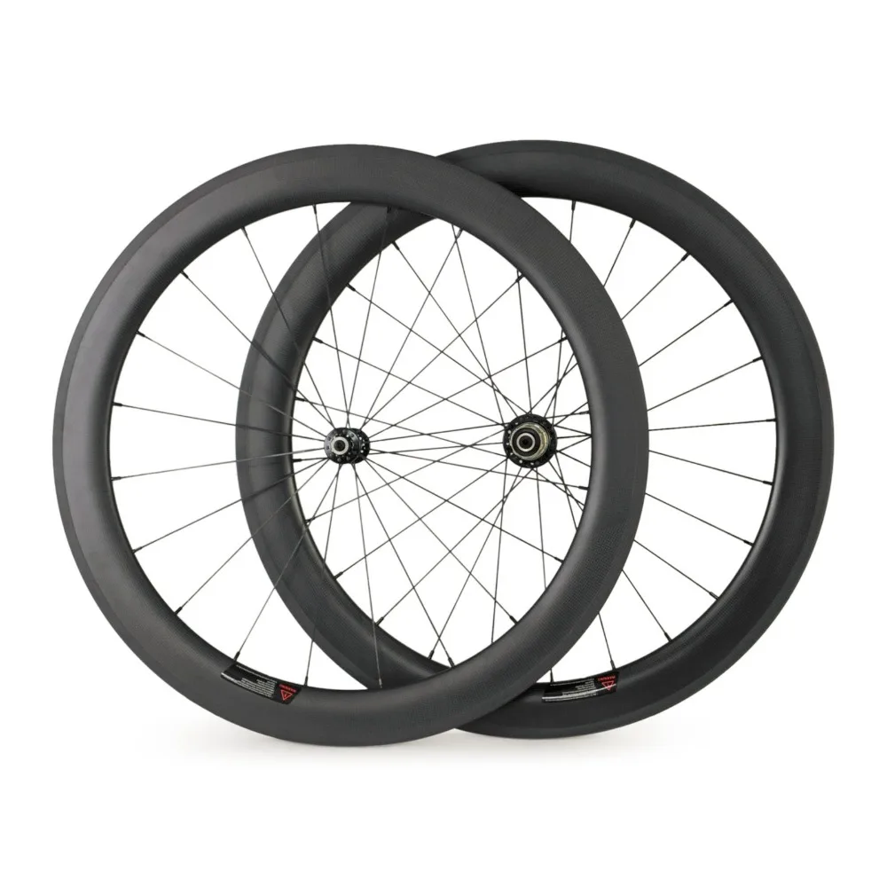 Image 1300G carbon wheels 60mm tubular 700c wheelset carbon lightweight road bike wheels