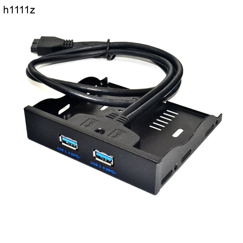 H1111Z 20 Pin 2 Port USB 3.0 Front Panel 3.5 inch USB3.0 Hub Expansion Cable Adapter Metal Bracket for PC Desktop Floppy Bay NEW
H1111Z 20 Pin 2 Port USB 3.0 Front Panel 3.5 inch USB3.0 Hub Expansion Cable Adapter Metal Bracket for PC Desktop Floppy Bay NEW