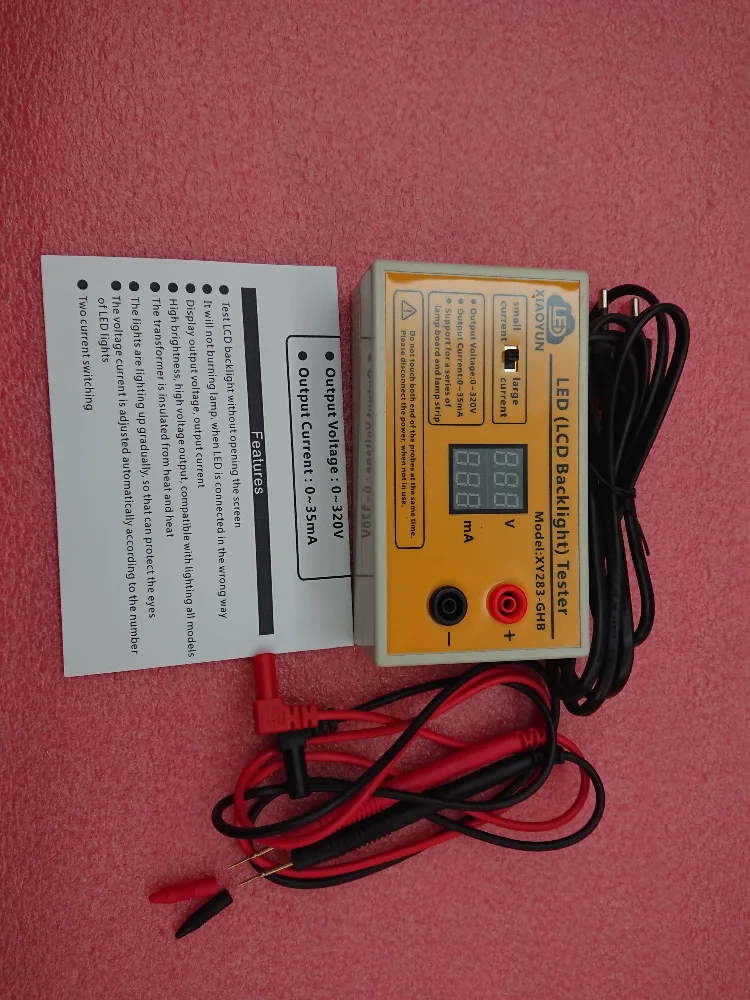 Output 0-320V LED lamp beads Backlight strip Tester Tool Smart-Fit Voltage for All Size LCD TV Do not disassemble the screen
Output 0-320V LED lamp beads Backlight strip Tester Tool Smart-Fit Voltage for All Size LCD TV Do not disassemble the screen