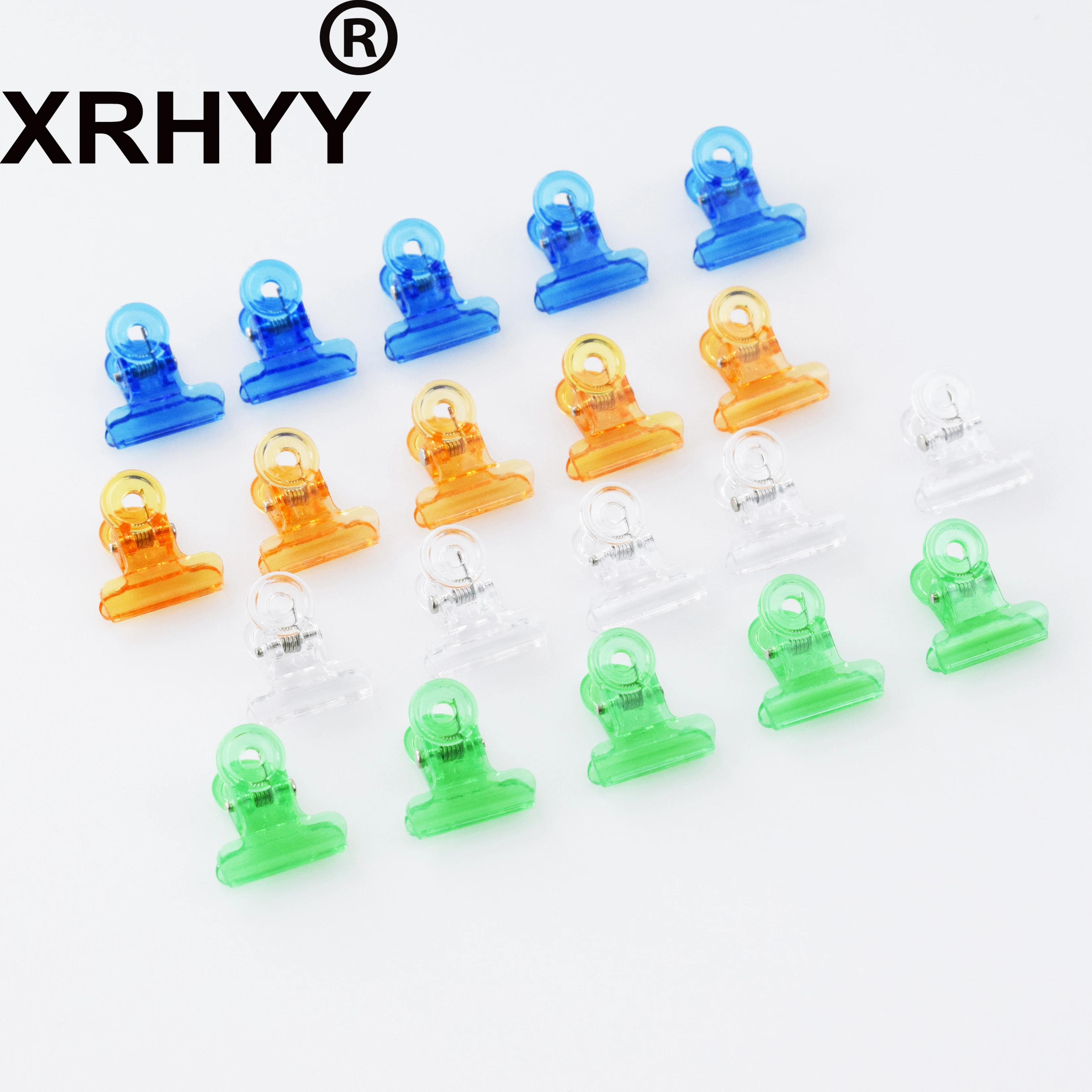 XRHYY Pack Of 40 Mini Colorful Plastic Bulldog Clips Utility Paper Clips Hinge Clips For Paper Organizers Home Office Use (2 CM)
XRHYY Pack Of 40 Mini Colorful Plastic Bulldog Clips Utility Paper Clips Hinge Clips For Paper Organizers Home Office Use (2 CM)