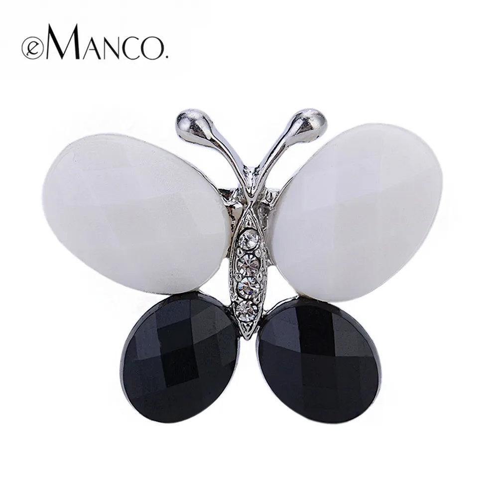 eManco Wholesale Cute Acrylic Butterfly Brooches White and Black Color Women Dress Accessories High Quality Jewelry
eManco Wholesale Cute Acrylic Butterfly Brooches White and Black Color Women Dress Accessories High Quality Jewelry
