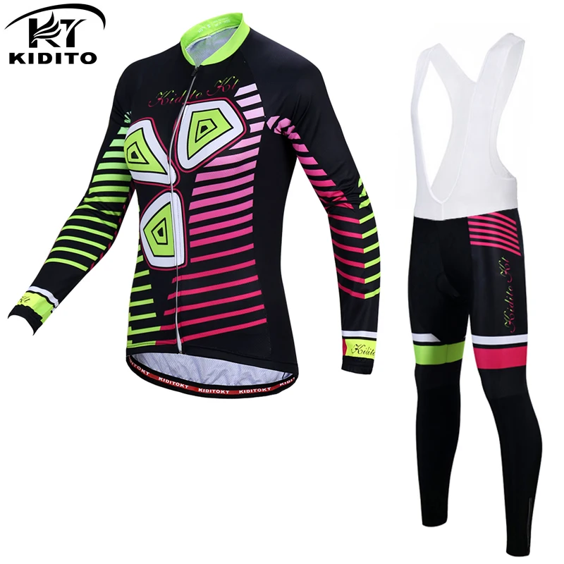 KIDITOKT 2019 Woman Bib Cycling Sets Mountain Bicycle Cycling Clothing Suit Anti-UV MTB Bike Cycling Clothes Cycling Jersey
KIDITOKT 2019 Woman Bib Cycling Sets Mountain Bicycle Cycling Clothing Suit Anti-UV MTB Bike Cycling Clothes Cycling Jersey