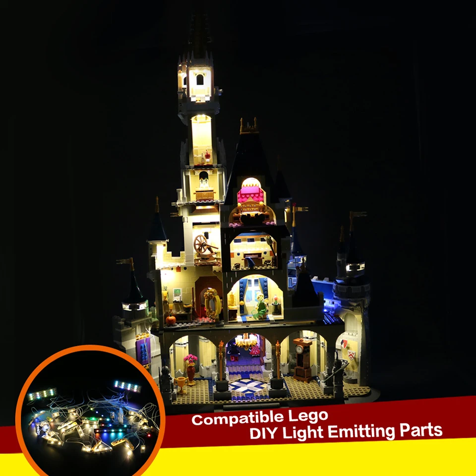 Compatible with 71040 Building Castle Colorful Lighting Creative DIY Light Building Blocks 16008(only light included)
Compatible with 71040 Building Castle Colorful Lighting Creative DIY Light Building Blocks 16008(only light included)