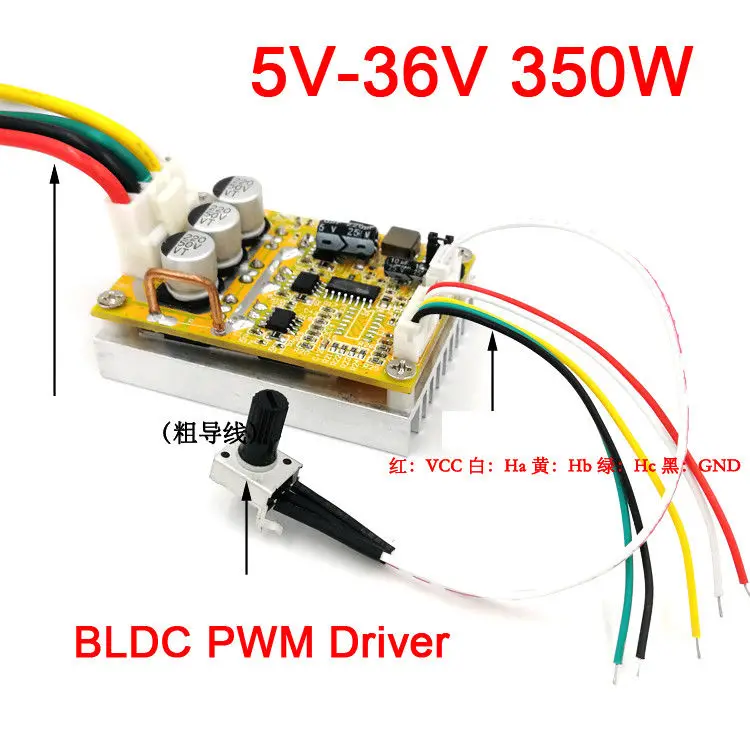 6V-72V 450W BLDC three-phase DC Brushless Motor Controller PWM Hall motor Control Driver Board 12V 24V 48V 72V Forward Reverse
6V-72V 450W BLDC three-phase DC Brushless Motor Controller PWM Hall motor Control Driver Board 12V 24V 48V 72V Forward Reverse
