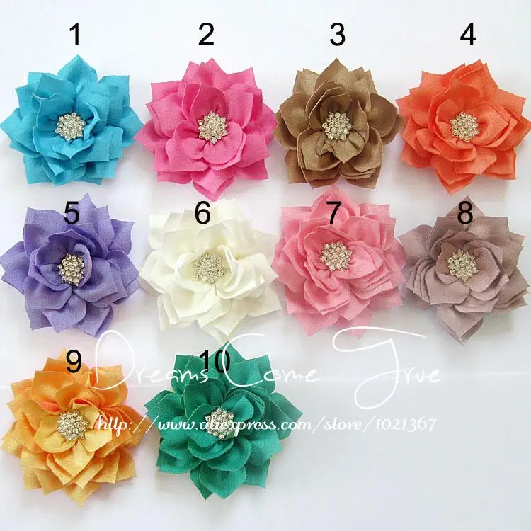 (200pcs/lot)3" 10 Colors Sharp Corner Flowers With Starburst Button Center Hair Accessories Fabric Lotus Leaf Flower For Girls
(200pcs/lot)3" 10 Colors Sharp Corner Flowers With Starburst Button Center Hair Accessories Fabric Lotus Leaf Flower For Girls