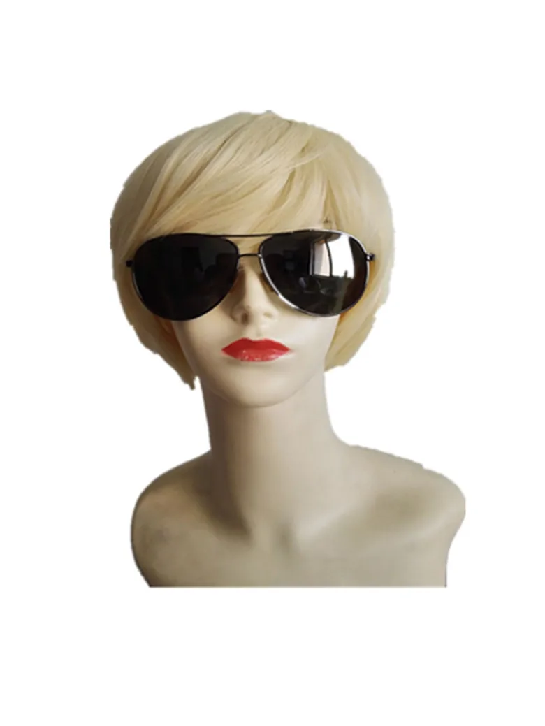 Fei-Show Blonde Wig Synthetic Heat Resistant Fiber Short Wavy Hair Male Man Hairpiece Male Perruque Peruca Party Salon Hairsets
Fei-Show Blonde Wig Synthetic Heat Resistant Fiber Short Wavy Hair Male Man Hairpiece Male Perruque Peruca Party Salon Hairsets