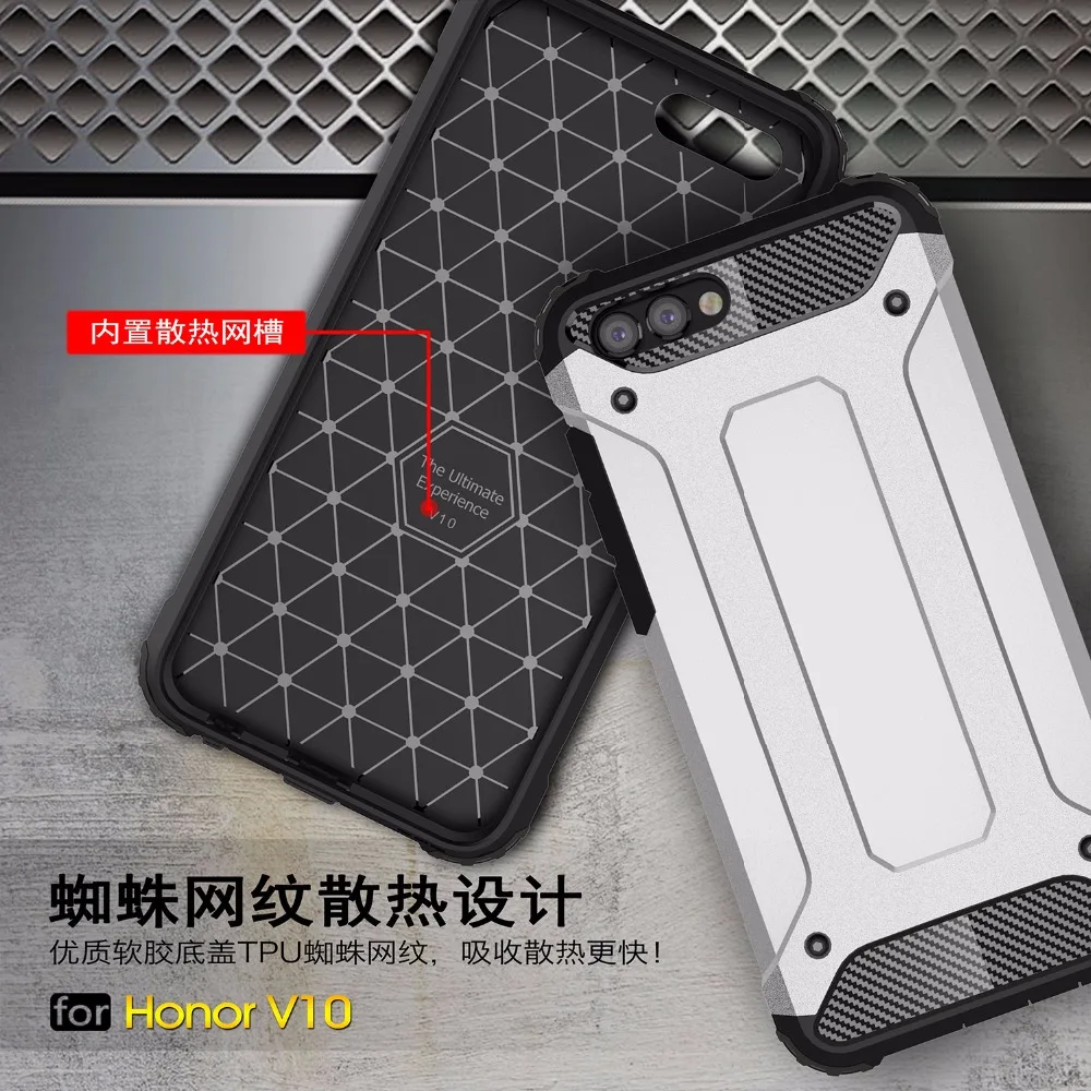 Wolfsay-For-Cover-Huawei-Honor-V10-Case-Hybrid-Durable-Armor-TPU-PC-Case-For-Huawei-Honor