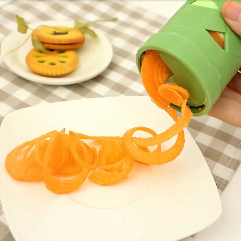 1pc Manual Shredder Chopper Vegetable Fruit Salad Cucumber Safe Spiral Cutter Slicer Kitchen Cooking Tools Gadget Accessories
1pc Manual Shredder Chopper Vegetable Fruit Salad Cucumber Safe Spiral Cutter Slicer Kitchen Cooking Tools Gadget Accessories