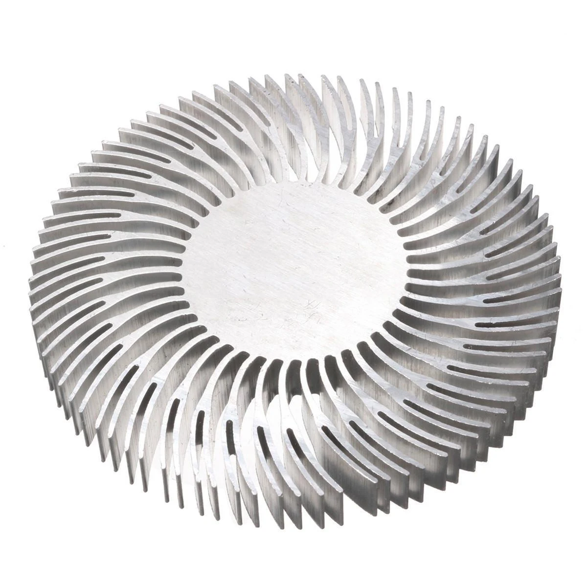 1pc Round Spiral Aluminum Heat Sink Radiator 90*10mm With 6pcs Screws For 10W High Power LED Lamp Heat Dissipation Mayitr
